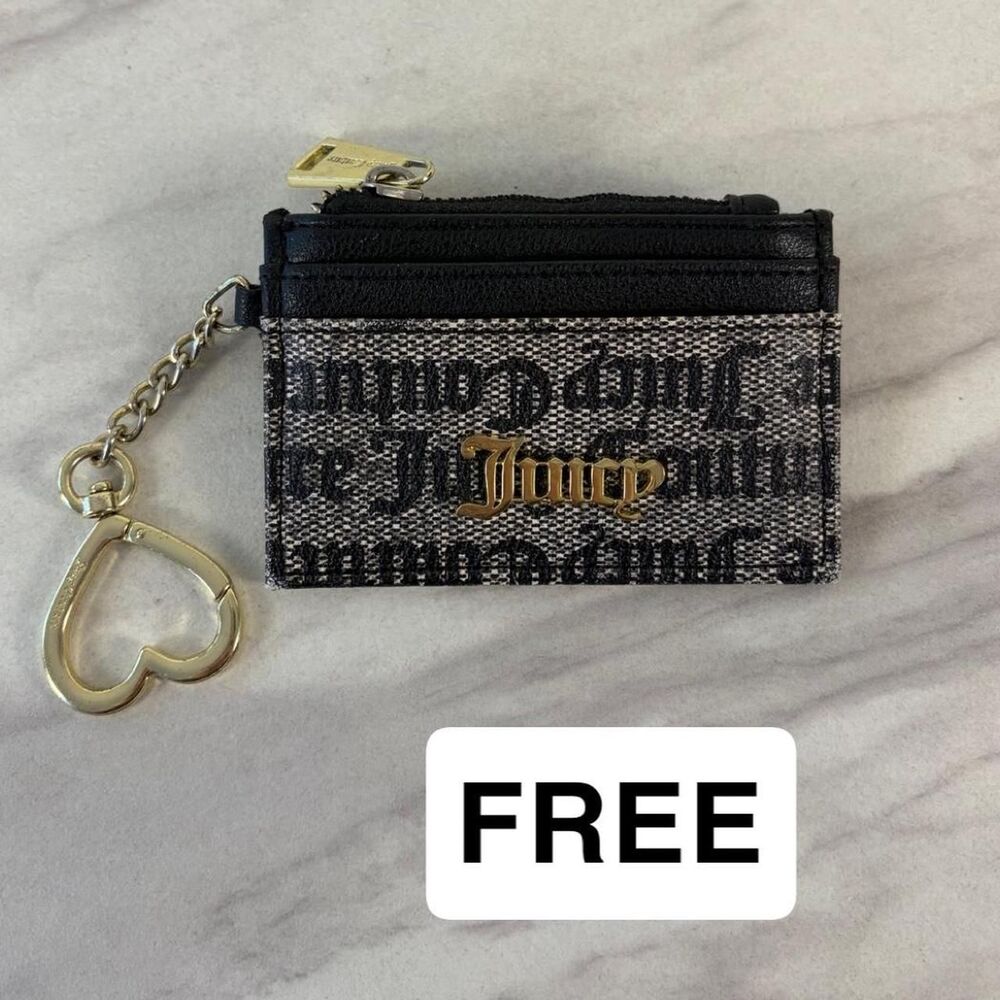 Juicy-couture Women's Black and Brown Wallet-purses
